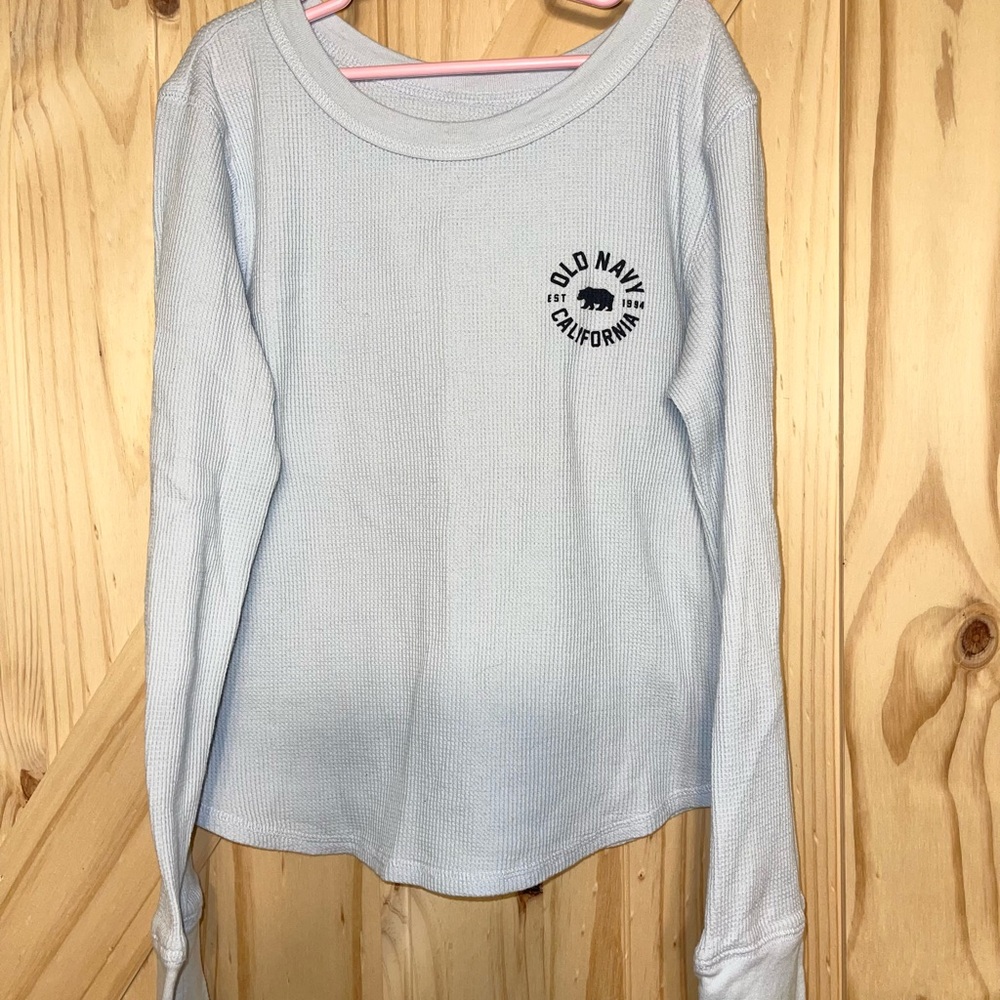 Old Navy Kids Long Sleeve Cozy Waffle Tee